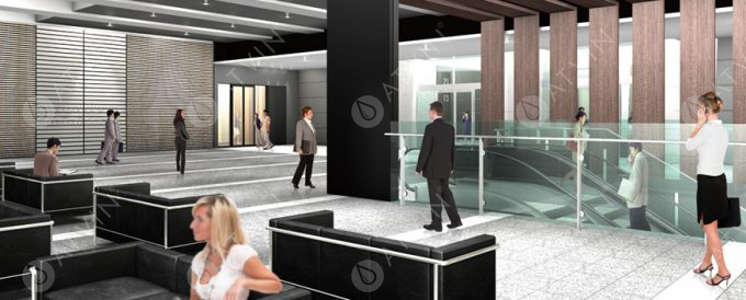 E – Office: Giải pháp thiết kế thang máy văn phòng